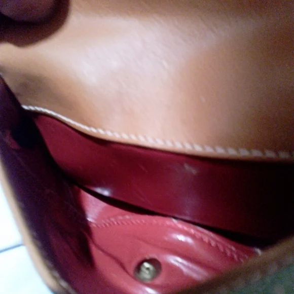 Dooney Bourke Leather and Cloth Monogram Wristlet Mini Bag - Picture 7 of 8